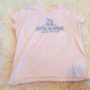 Abercrombie 11/12 Light pink Unicorn Graphic tee